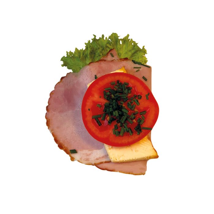 Håndmad skinke m/ røræg